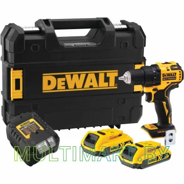 Дрель-шуруповерт DeWalt DCD708D2T-QW (с 2-мя АКБ 2 Ач, кейс)